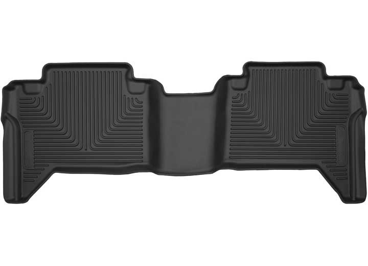 Husky Liner - 0523 Tacoma Crew Cab Pickup 2nd Seat Floor Liner Xact Contour Series Black - 53801