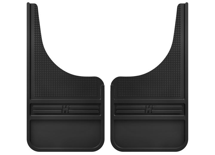 Husky Liner - Rubber Front Mud Flaps  12in W/o Weight Muddog Mud Flaps - 55000