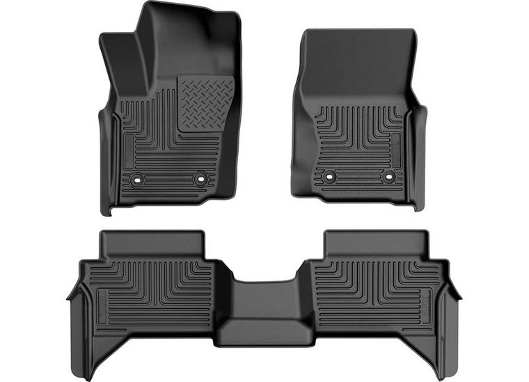 Husky Liner - 2424 Tacoma Wb Fr & 2nd Row Floor Liner Black - 94271