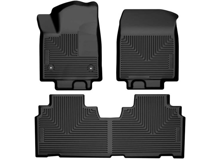 Husky Liner - 2424 Blazer Ev Wb Floorliner 3 Pc Set Black - 95371