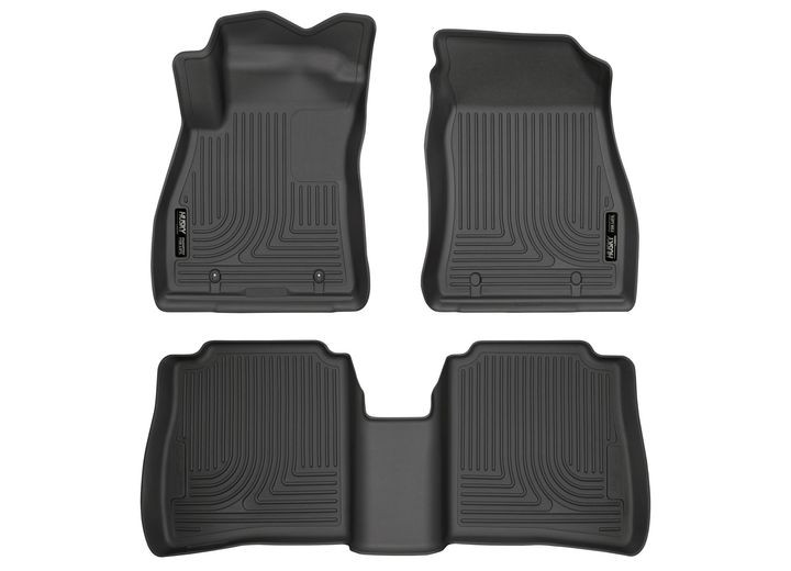 Husky Liner - 14c Sentra Front & 2nd Seat Floor Liners Weatherbeater Series Black - 95631