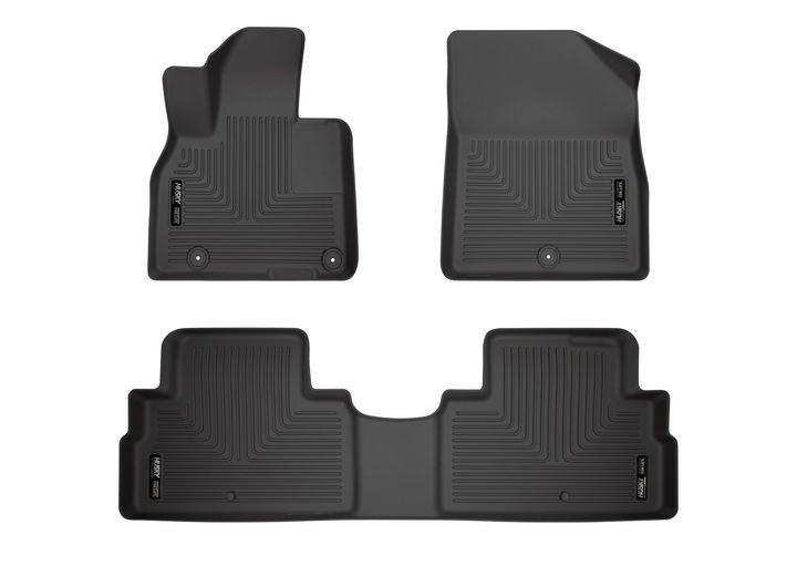 Husky Liner - 20c Telluride Front & 2nd Seat Floor Liners Black - 95691