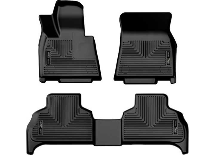Husky Liner - 1923 Bmw X5 Weatherbeater Liners Front & 2nd Seat 3pc Set Black - 95921