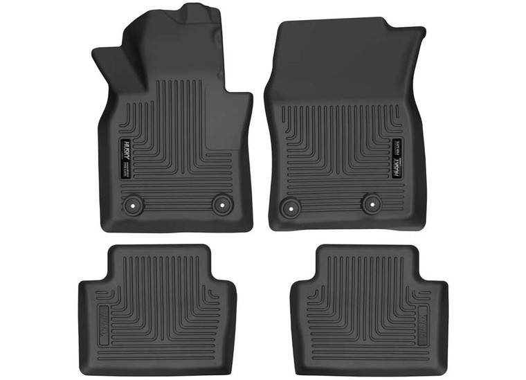 Husky Liner - 20c Mazda Cx30 Weatherbeater Floor Liners Wb Fr & 2nd Row Floor Liner Black - 95981
