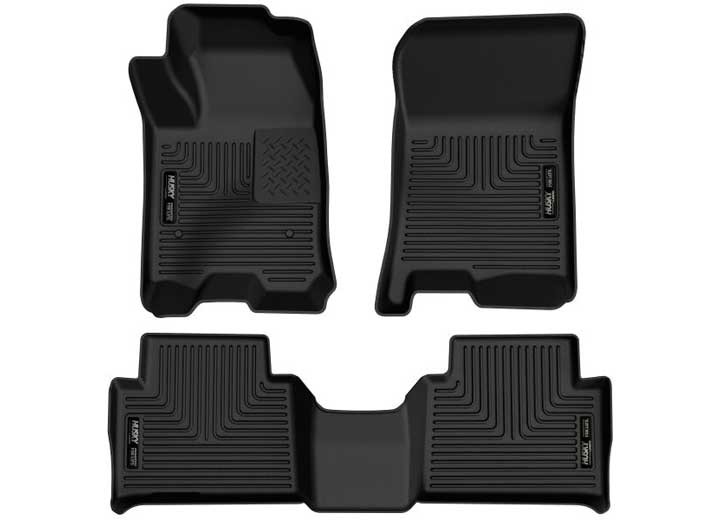Husky Liner - 23c Canyon/colorado Weatherbeater Front & 2nd Seat Floor Liner Black - 99221
