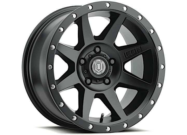 Icon Vehicle Dynamics - 17 X 8.5 Rebound  5 X 150 5.75inbp 25mm Offset Sat Black - 1817855557SB