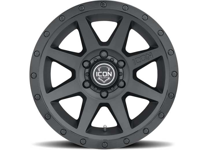 Icon Vehicle Dynamics - Icon Alloys Rebound Dbl Blk  17 X 8.5/6 X 5.5/0mm/4.75in Bs - 1817858347DB