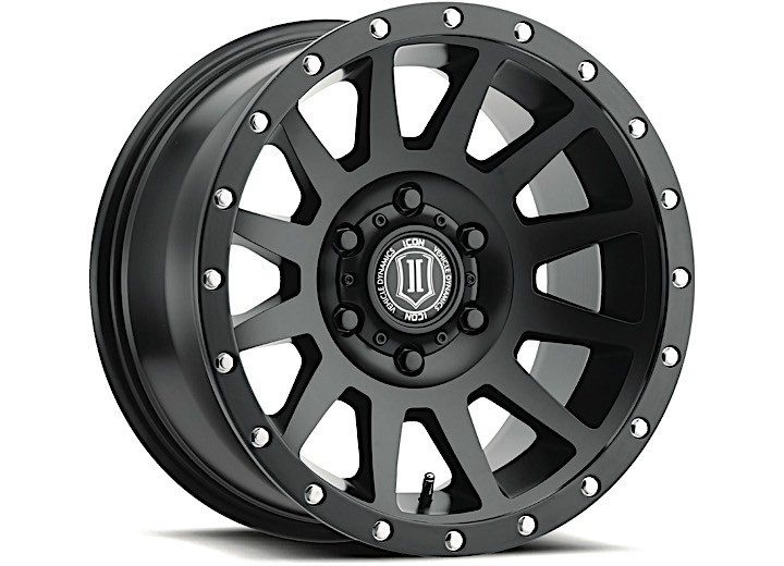 Icon Vehicle Dynamics - 17 X 8.5 Compression 6 X 135 5inbp 6mm Offset Sat Black - 2017856350SB