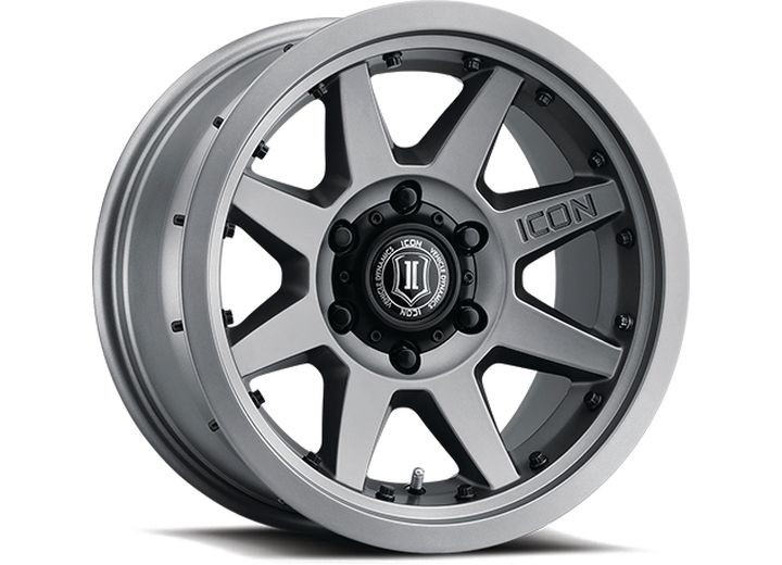 Icon Vehicle Dynamics - 17 Rebound Pro Wheels Size 17x8.5 Finish Titanium Bolt Pattern 6 X 5.5 Backspace 4.75 Offset 0mm - 21817858347TT