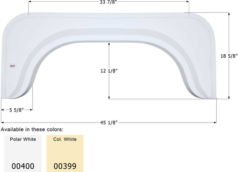 Icon - Fender Skirt Single Icon Fs350 Polar White - 400