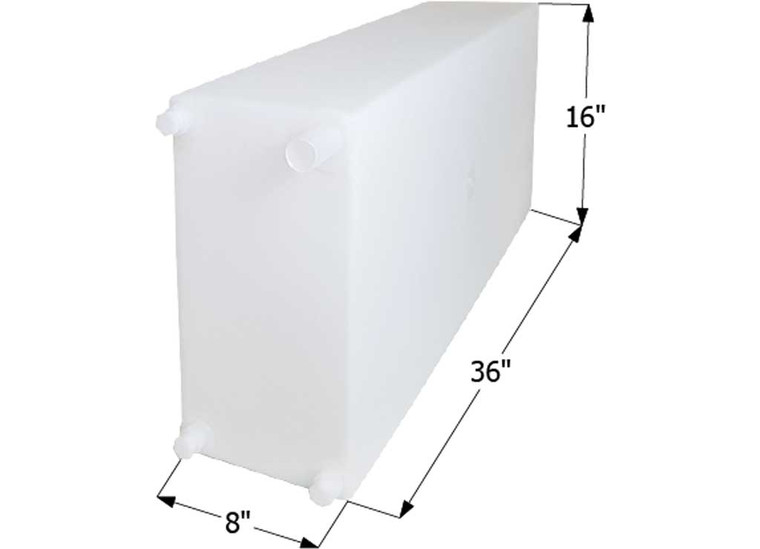 Icon - Fresh Water Tank Wt2468 36x16x8 20 Gal W/1/2in Fittings - 12732