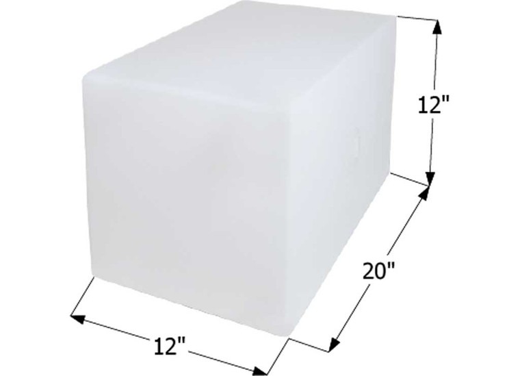 Icon - Fresh Water Tank Wt2470 20x12x12 12 Gal W/1/2in Fittings - 12734