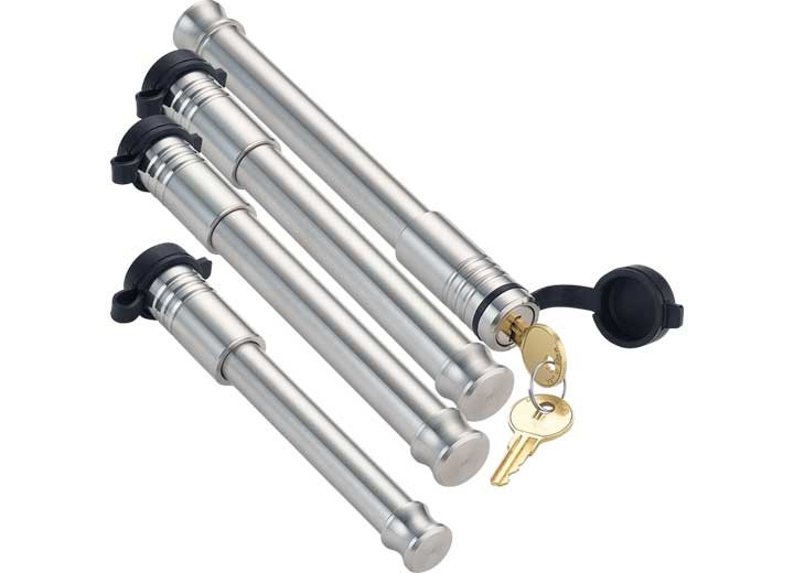 InfiniteRule Security - 4 Pk Mixedkahitch Locks For B&w 3in Tow & Stow 21k Lb Towing Hitchincludes Lock For 3.0in Rec - 61781-S