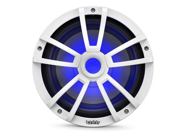 Infinity Speakers - Infinity Marine 10in Marine Passive Subwoofer; White; 250w Rms 750w Peak - INF1022MLW