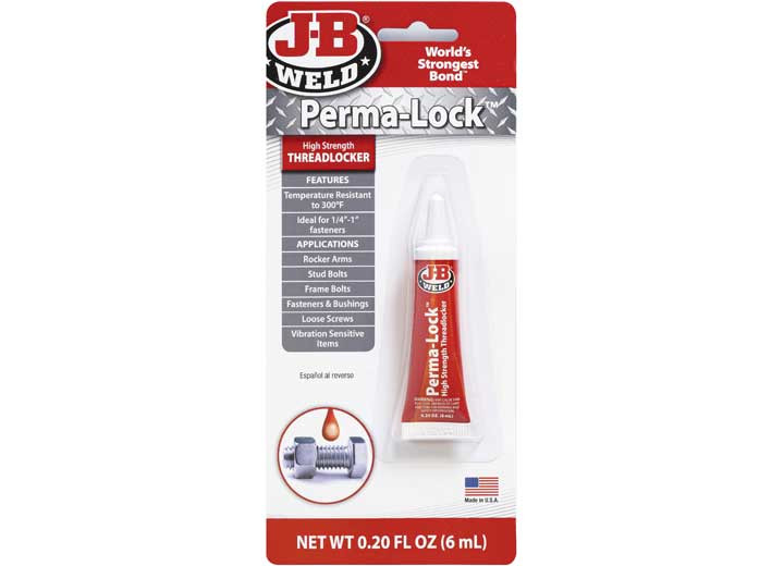 JB Weld - Permalock High Strength Red Carded 6ml Bottle - 27106