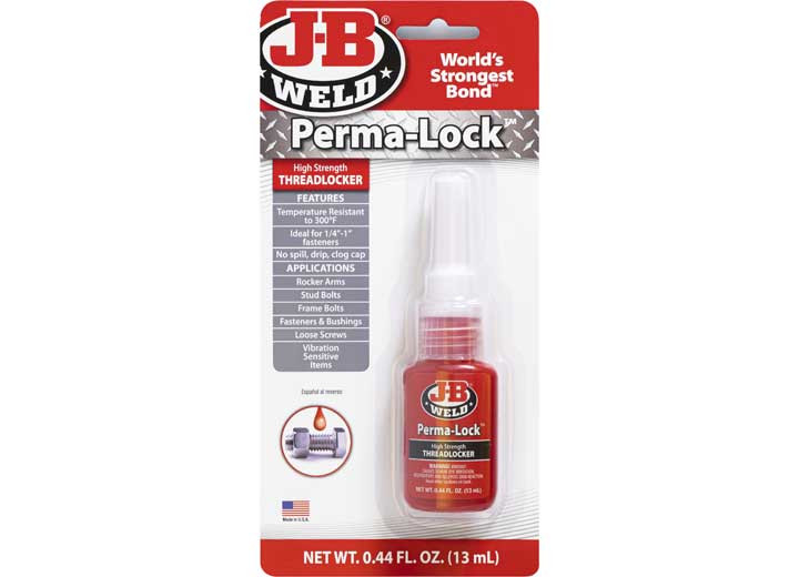 JB Weld - Permalock High Strength Red Carded 13ml Bottle - 27113