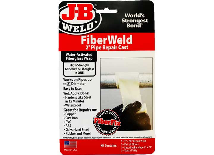 JB Weld - Jb Weld Fiberweld Pipe Repair Cast Kit 2in X 60in Carded - 38260