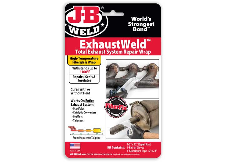 JB Weld - Jb Weld Exhaustweld Carded Pipe Repair Cast Kit (0.25 Oz.) - 38572