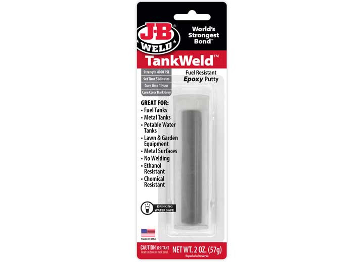 JB Weld - Tankweld Carded 1oz (3.5in) Putty Stick - 8217