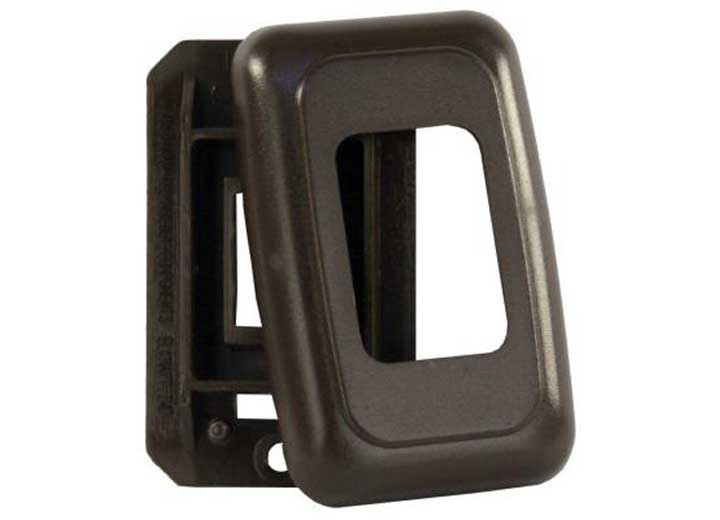 JR - Single Switch Base & Face Plate Brown - 12195
