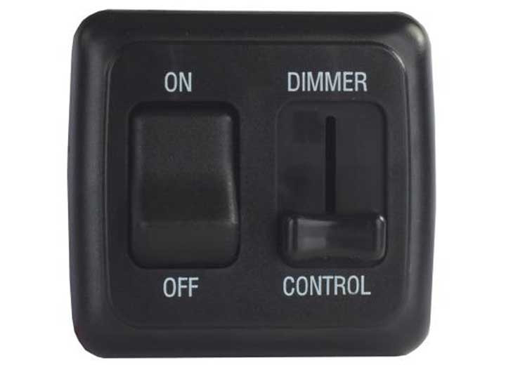 JR - Dimmer On/off Rocker Switch Assembly W/bezel Black - 12275