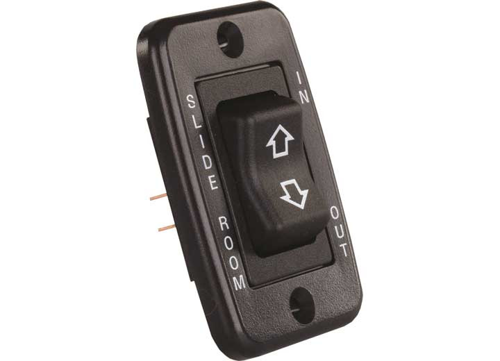 JR - Low Profile Single Slideout Switch Black - 12355