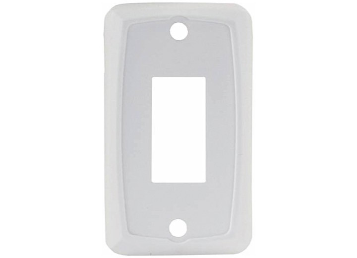JR - Single Face Plate White - 12841-5