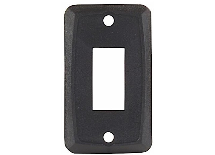 JR - Single Face Plate Black - 12851-5