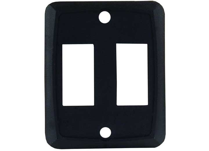 JR - Double Face Plate Black - 12885