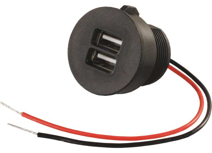 JR - Usb Charging Outlet Plastic - 15115