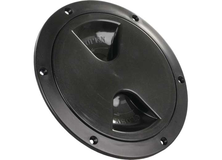 JR - 4in Access/deck Plate Black - 31015