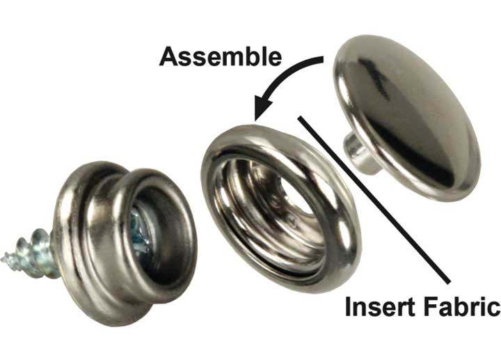 JR - Shower Curtain Ring Metal (12 Pk) - 81585