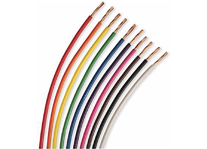 J T & T - Primary Wire  Rated 80 Degrees C 10 Awg Orange 8 Ft - 101F