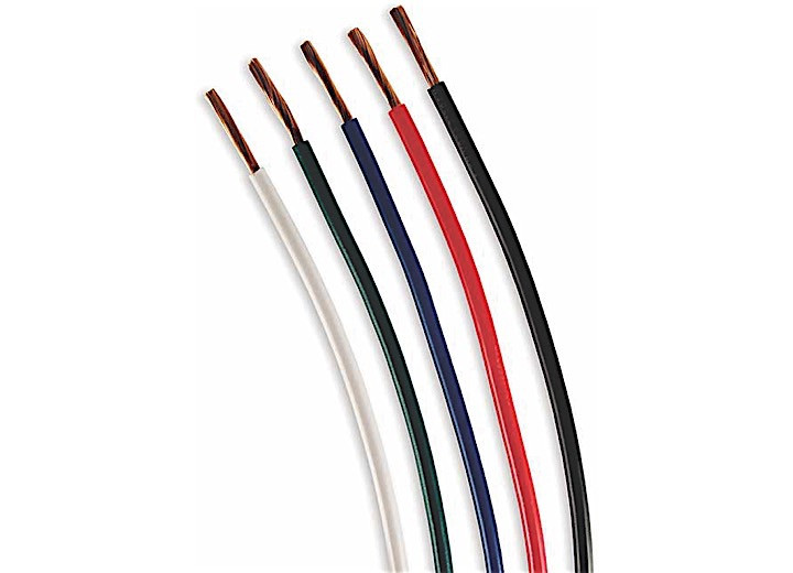 J T & T - Primary Wire  Rated 80 Degrees C 14 Awg Blue 15 Ft - 146F