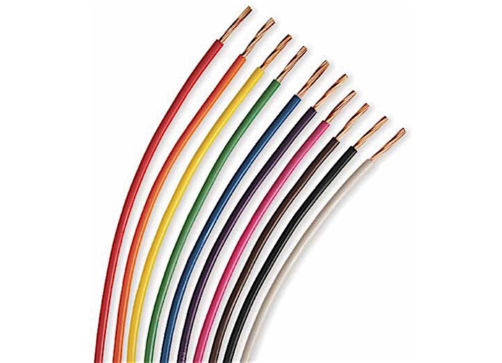 J T & T - Primary Wire  Rated 80 Degrees C 18 Awg Brown 30 Ft - 188F