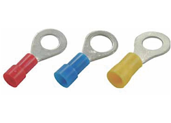 J T & T - 8 5/16in H.d. Vinyl Ring Terminal 4 Pcs - 2021H