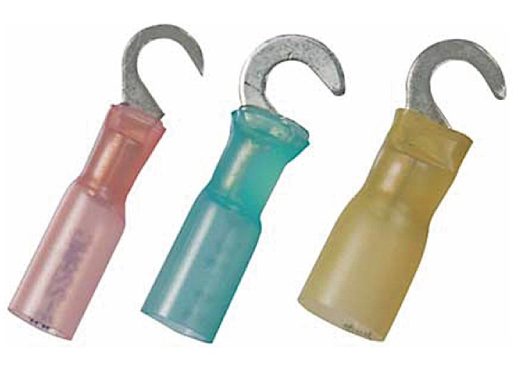 J T & T - 1614 #10 Blue Cs Heat Shrink Hook 5 Pcs - 2162J