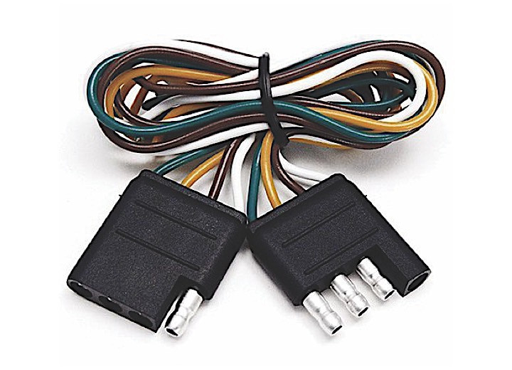 J T & T - 4way Flat Molded Fm/m Trailer Connector 1 Pc - 2504F