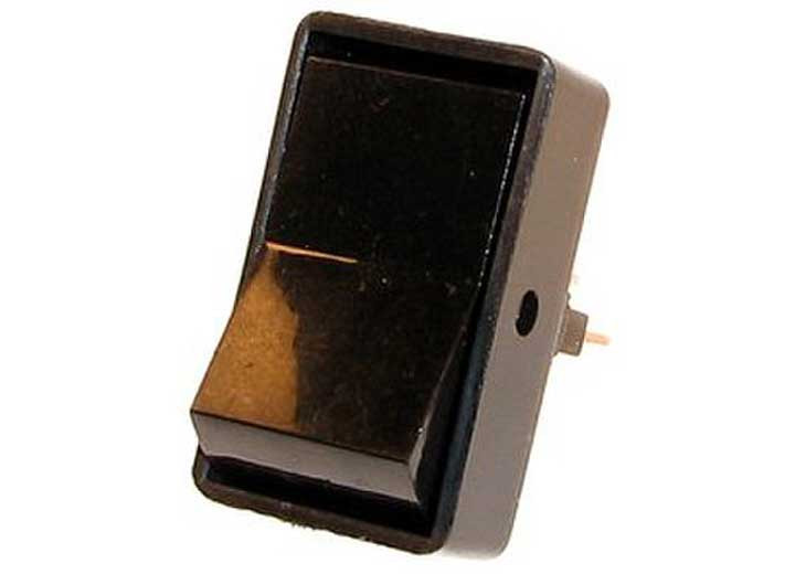 J T & T - Black Nonillum Jumbo Rocker 16a 12v S.p.s.t. 1 Pc - 2900F
