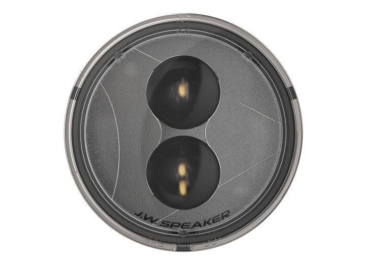 JW Speaker - 0718 Wrangler 12v Dot/ece Led Round Turn Signals W/smoked Lens 2 Light Kit - 346503