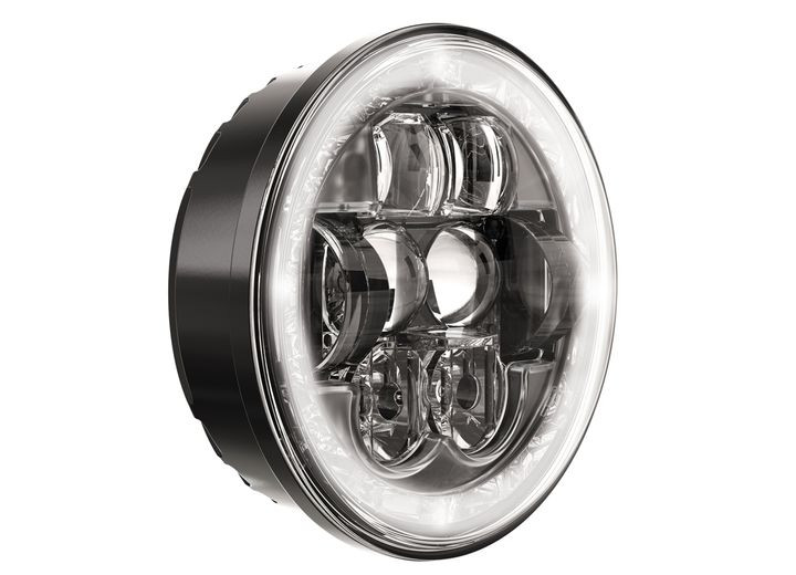 JW Speaker - 8360ev Model 1224v Dot/ece Led Right Hand Traffic High/low Beam Headlight W/parking Lights & Drl - 549911
