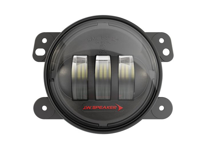 JW Speaker - 0718 Wrangler 12v Sae/ece Led Fog Light W/black Inner Bezel 2 Light Kit - 554573
