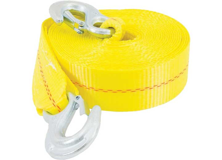 Keeper - 25ft X 2in Tow Strap 5000 Lbs. Max Vehicle Wt. (12000 Lbs. Web Capacity) - 2825