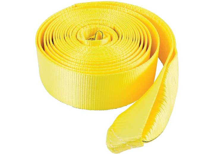 Keeper - 20ft X 3in Veh Recovery Strap 11000 Lbs Max Veh Wt(22500 Lbs Web Capacity)clamshell - 2932