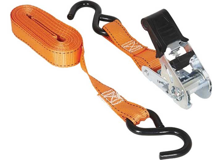 Keeper - 15ft X 1in Padded Ratchet 500 Lbs. Wll (1500 Lbs. Break Strength) 4 Pack - 5506