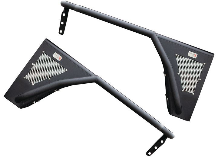 Kentrol - 9706 Wrangler Front Steel Tube Fenders Black Textured Powder Coat - FB23239