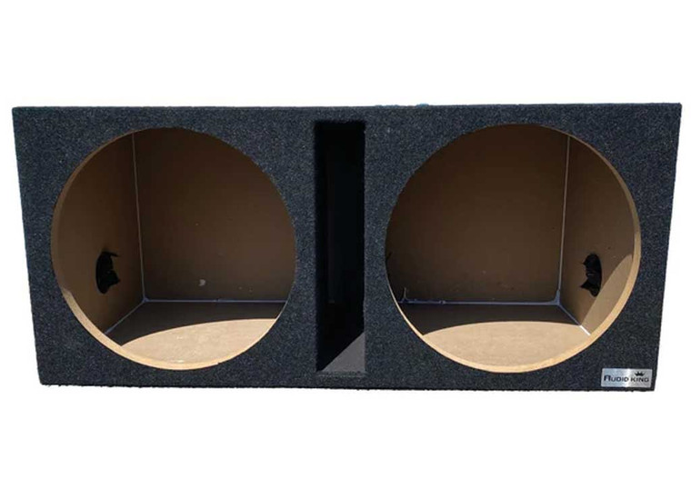 KING BOXES - Dual 15in Single Ported Subwoofer Enclosure - D15V