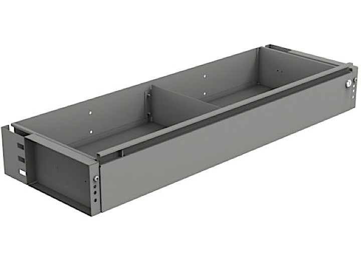 Holman - Single 40in W/locking Shelf Drawer With (1) Divider And Compatable Key Lock Grey - 48142