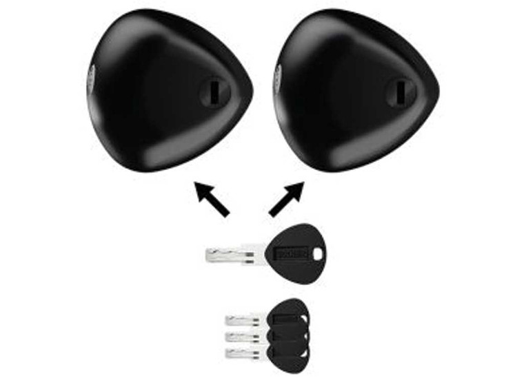 Holman - Blackstone Black Combo Van Lock (2 Pieces 4 Keys) - 84431