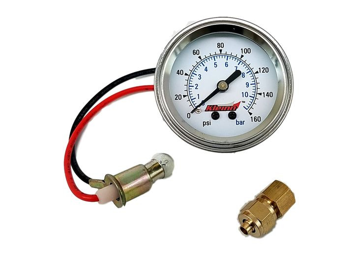 Kleinn Air Horns - 150 Psi Panelmount Illuminated Pressure Gauge - 1022